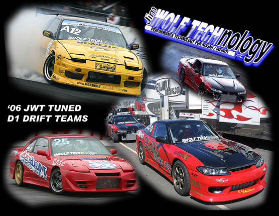 Jim Wolf Technology would like to congratulate the JWT Tuned D1 Drift Teams